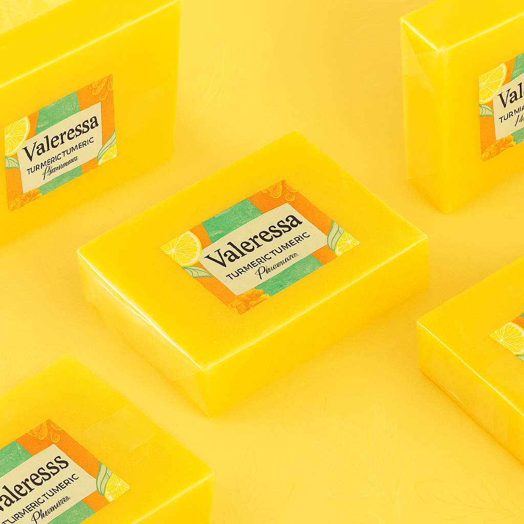 Turmeric brightening soap